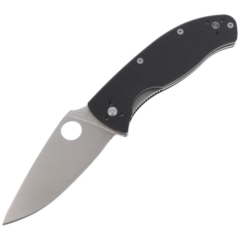 Nóż składany Spyderco Tenacious Black G10, Satin 8Cr13MoV by Eric Glesser (C122GP) Nowość