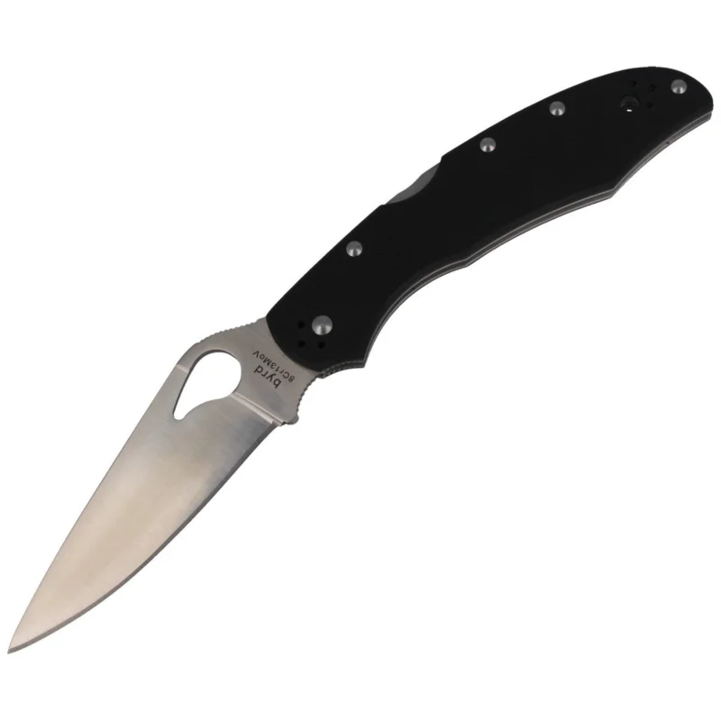 Wysoka jakość Nóż składany Spyderco Byrd Cara Cara 2 G-10 Black, Plain (BY03GP2)