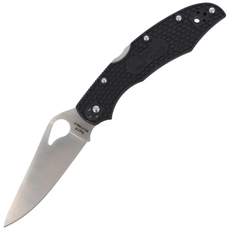 Nóż składany Spyderco Byrd Cara Cara 2 FRN Black, Plain (BY03PBK2) Bezpieczne zakupy