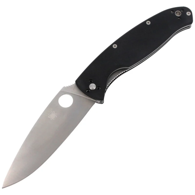 Nóż składany Spyderco Resilience G-10 Black Plain (C142GP) Oferta limitowana