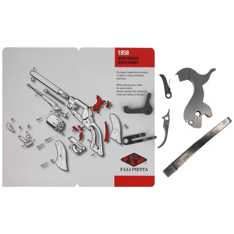 Okazja Pietta 1858 Remington Navy/Army Stainless Spare Parts (AC077)