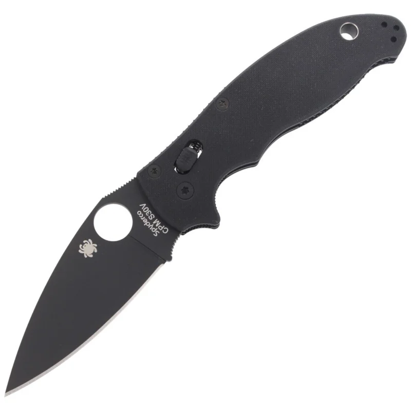 Nóż składany Spyderco Manix 2 G-10 Black / Black Blade (C101GPBBK2) Łatwy zwrot