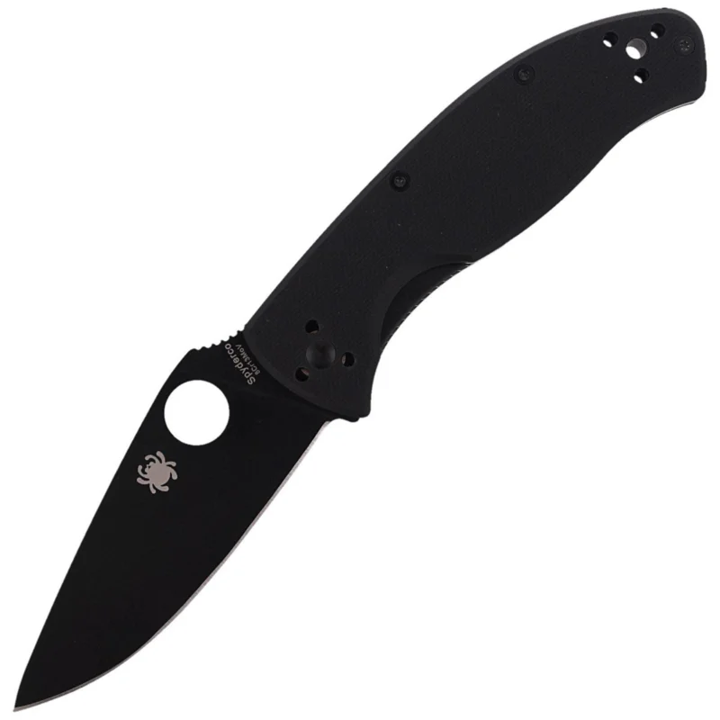 Nóż składany Spyderco Tenacious Black G10, Black 8Cr13MoV by Eric Glesser (C122GBBKP) Nowy