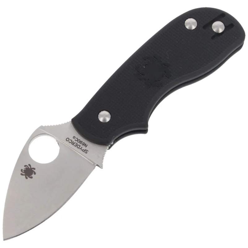 Nóż składany Spyderco Squeak FRN Black Plain (C154PBK) Nowy