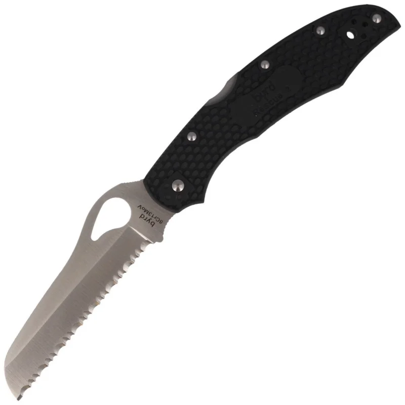 Spyderco Byrd Cara Cara Rescue 2 FRN Black, SpyderEdge (BY17SBK2) Zamów teraz
