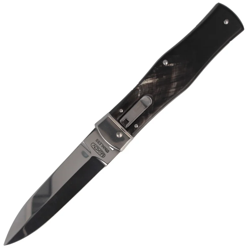 Premium Nóż sprężynowy Mikov Predator Buffalo Horn (241-NR-1/KP)