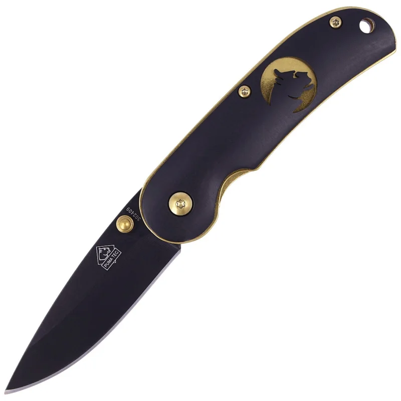 Nóż składany Puma TEC Black Stainless, Black 420 (302409) Tylko do końca tygodnia