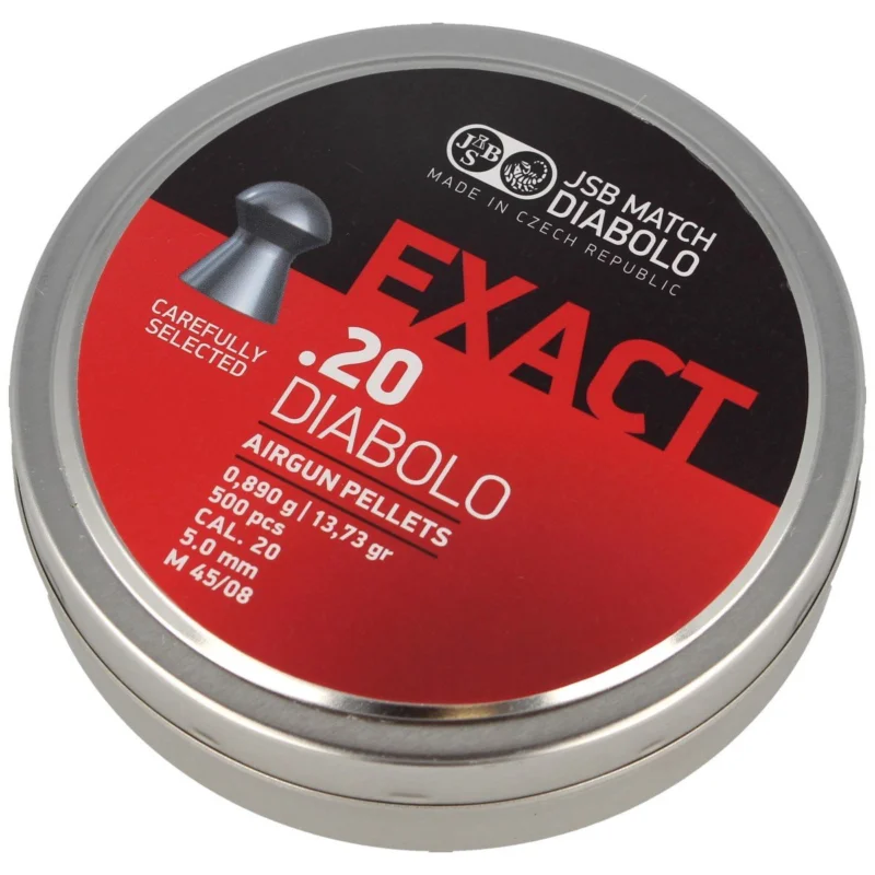 Tylko do końca tygodnia JSB Diabolo Exact Pellets .20 / 5.1mm, 500psc (546220-500)