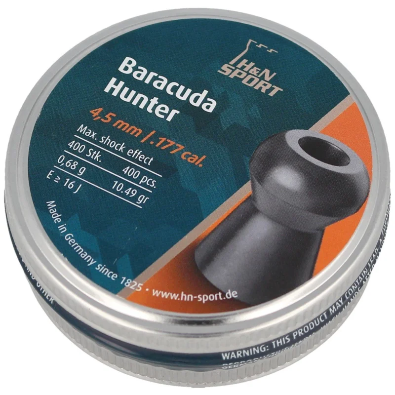 H&N Baracuda Hunter Pellets 4.5mm 400 psc(92174500003/400) Ostatnia szansa