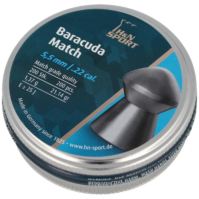 Śrut H&N Baracuda Match 5.51mm 200szt (92285510003) Dodaj do koszyka