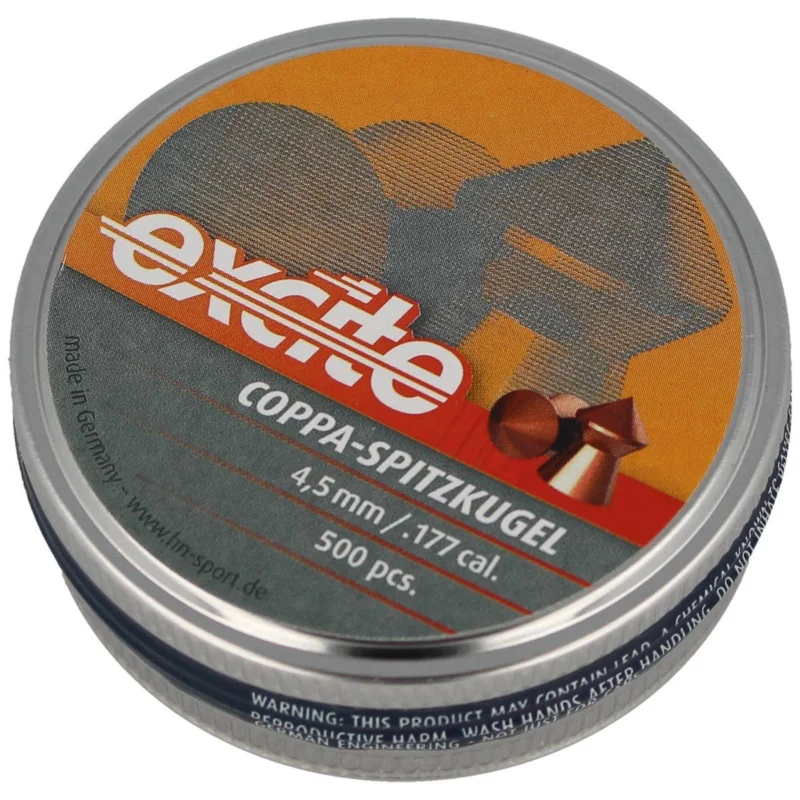 Ograniczona ilość Śrut H&N Excite Coppa-Spitzkugel 4.5mm, 500szt (98814500025)