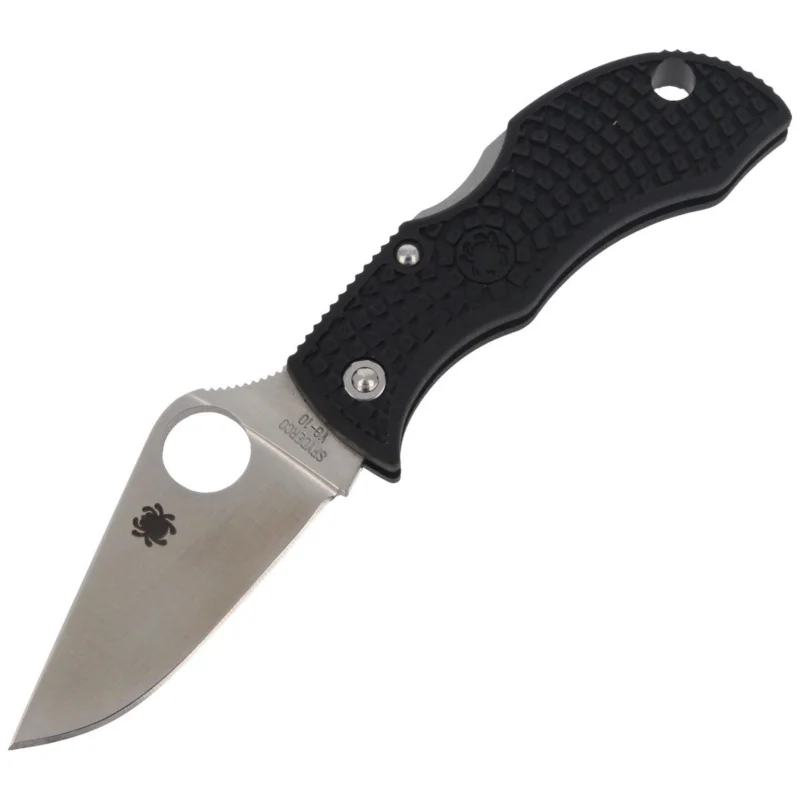 Spyderco Manbug Lightweight Black PlainEdge Knife (MBKP) Nowość