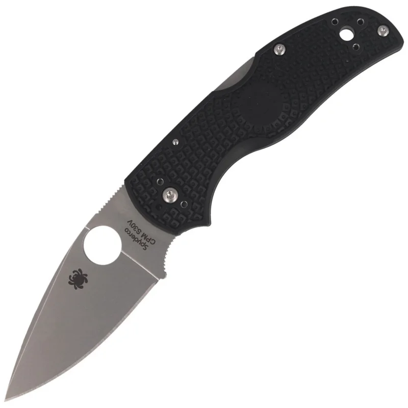 Spyderco Native 5 Black FRN Knife, Satin CPM S30V by Sal Glesser (C41PBK5) Najlepsza cena