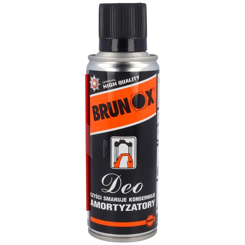 Nowy Brunox Deo Spray 200 ml - preparat do amortyzatorów rowerowych i motocyklowych