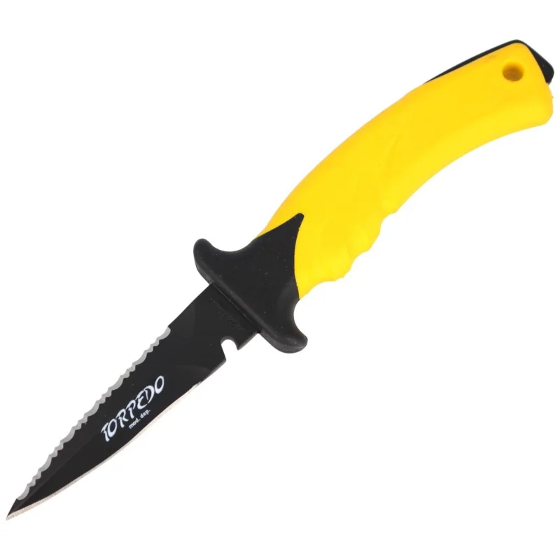 Wyprzedaż MAC Torpedo 9 Diving Knife Yellow PP-TPE, Black Idroglider W 1.4060