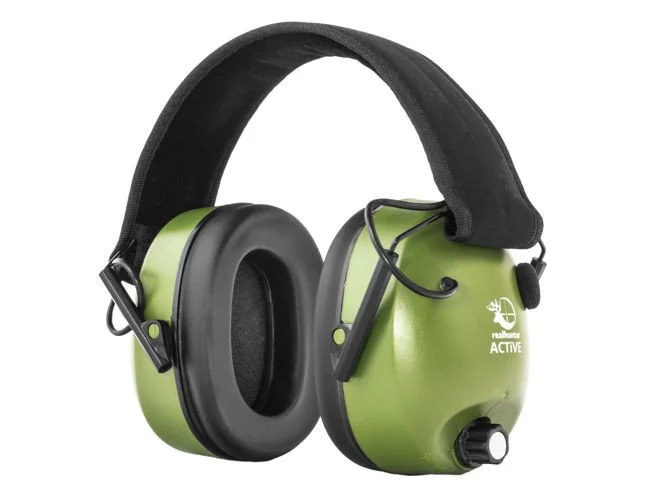Dostępne od ręki RealHunter Active Ear Protectors Olive (258-013)