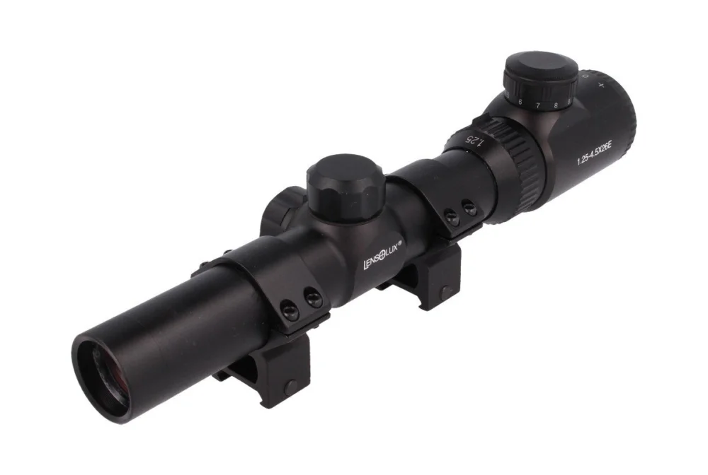Premium Luneta celownicza Lensolux 1.25-4.5x26E, 4 Red Dot (19304)