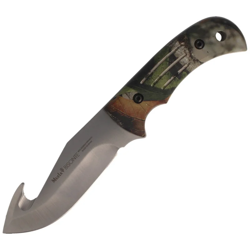 Nóż Muela Bisonte-11AP Next G1 Vista Camo, Satin X50CrMoV15 Ekspresowa dostawa