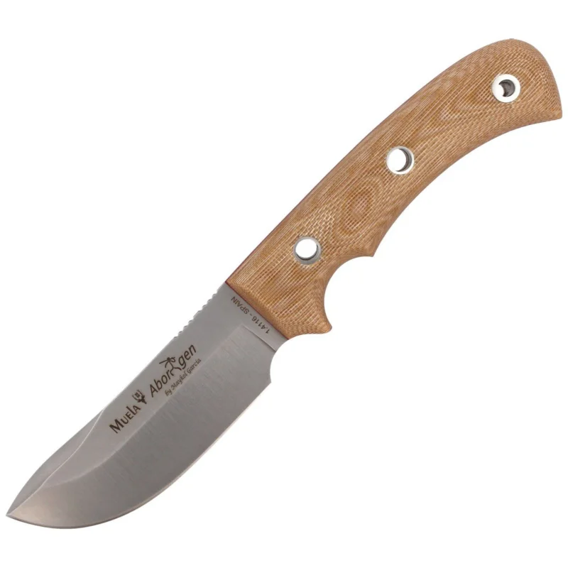 Nóż Muela Aborigen-12D Desert Canvas Micarta, Satin X50CrMoV15 by Maykol Garcia Tylko dziś