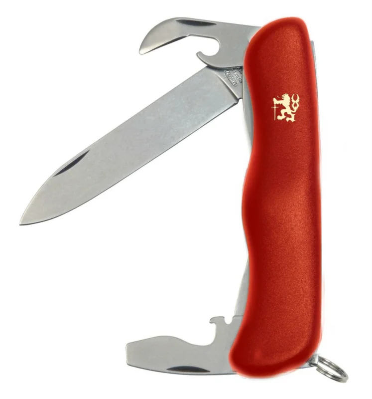 Łatwy zwrot Pocket Knife Mikov Praktik Red (115-NH-3/AK RED)