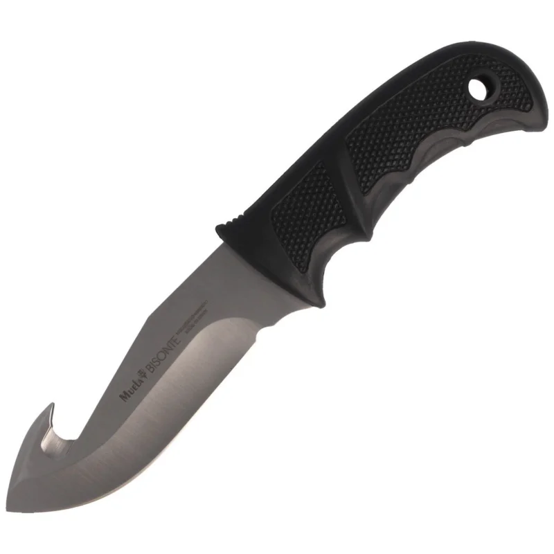 Nóż Muela Bisonte-11G Polymer Black, Satin X50CrMoV15 Oferta limitowana