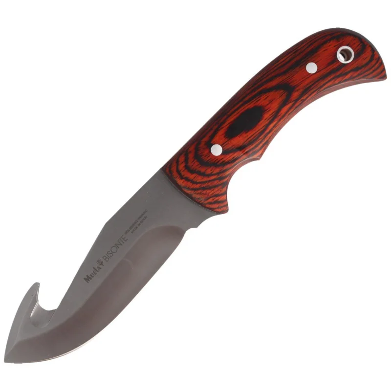 Kup teraz Muela Bisonte-11R Pakka Wood Knife, Satin X50CrMoV15