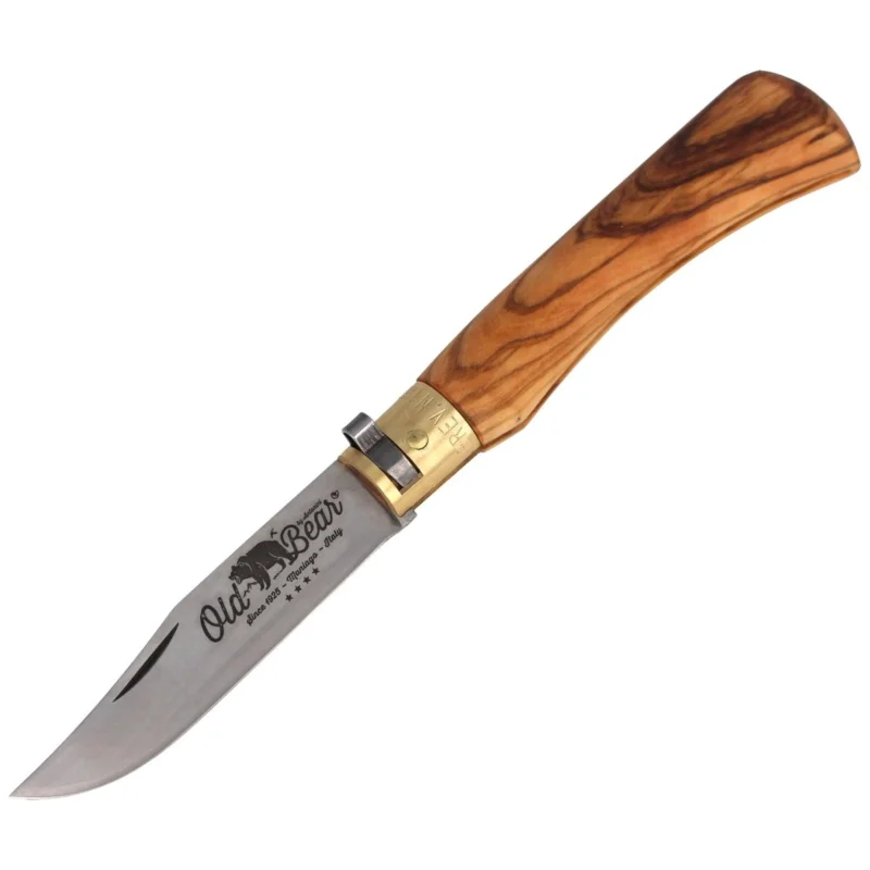 Antonini Old Bear Classical M Olive Wood, Satin AISI 420 (9307/19_LU) Sprawdź teraz