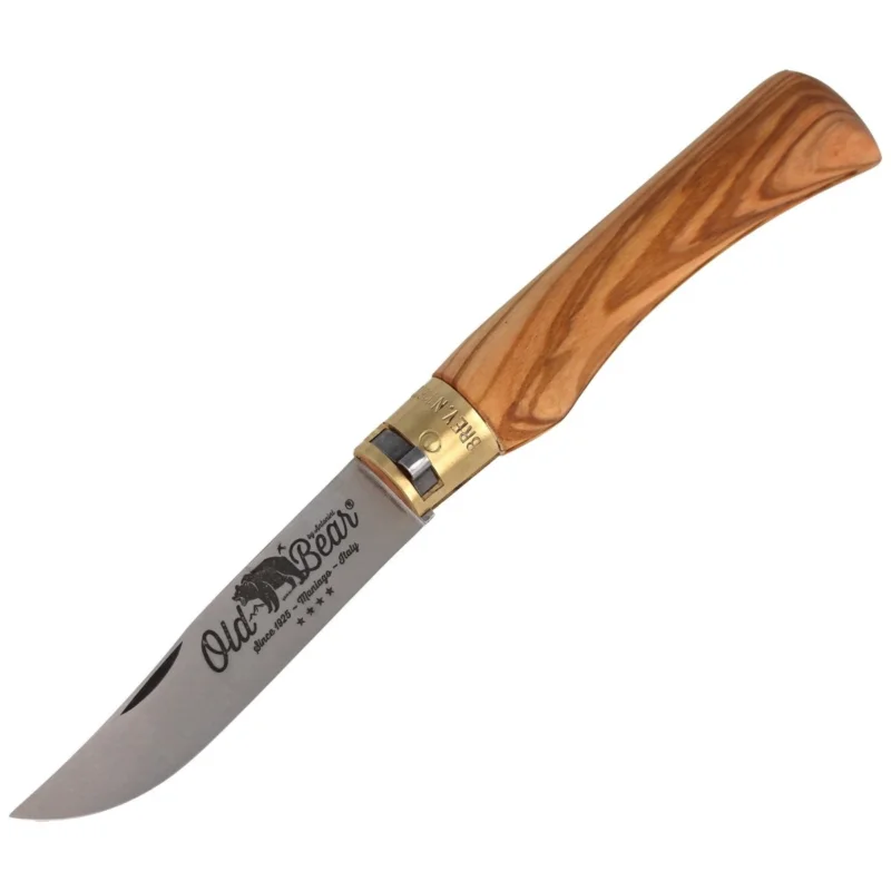 Bezpieczna płatność Antonini Old Bear Classical XL Olive Wood, Satin AISI 420 (9307/23_LU)