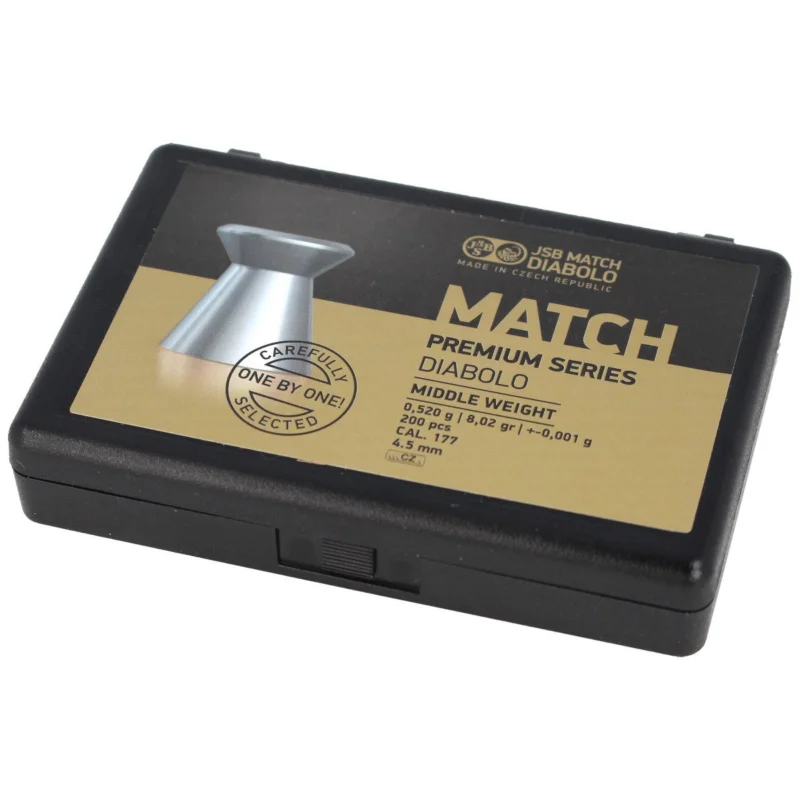 Wybór klientów Śrut JSB Match Premium Middle 4.51 mm, 0.520 g, 200 szt. (1016-200)