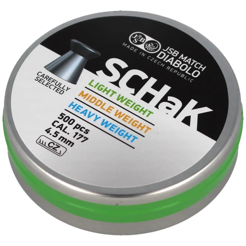 JSB SCHaK Light Weight Pellets 4.50 mm, 0.475 g, 500 pcs (001045-500) Wyjątkowa oferta