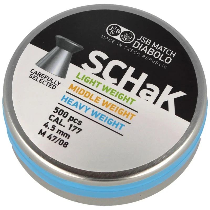 JSB SCHaK Heavy Weight Pellets 4.50 mm, 0.535 g, 500 pcs. (001035-500) Bezpieczna płatność