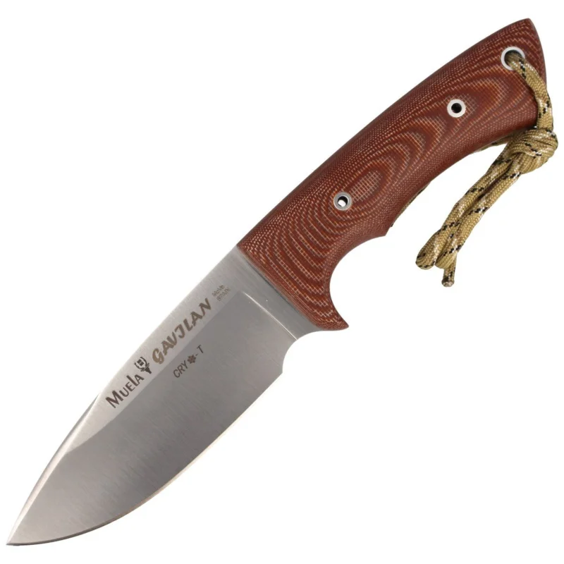 Nóż Muela Full Tang Brown Micarta, Satin 1.4116 CRYO-T (GAVILAN C) Darmowy zwrot