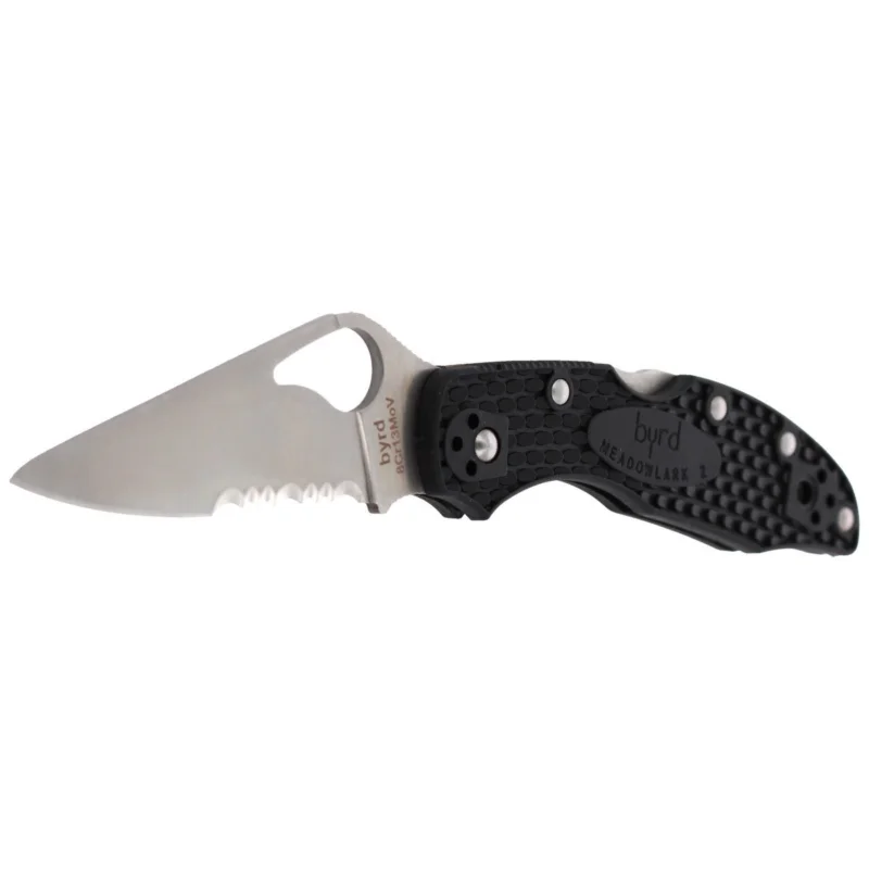 Spyderco Byrd Meadowlark 2 FRN Black, CombinationEdge (BY04PSBK2) Cena promocyjna