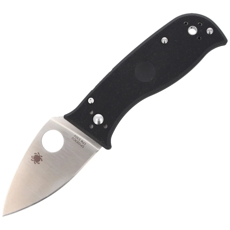 Spyderco Lil' Temperance 3 Black G-10 PlainEdge Knife (C69GP3) Darmowy zwrot