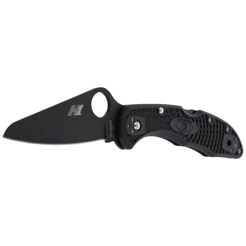 Super okazja Nóż składany Spyderco Salt 2 FRN Black, Black Blade Plain H2 (C88PBBK2)