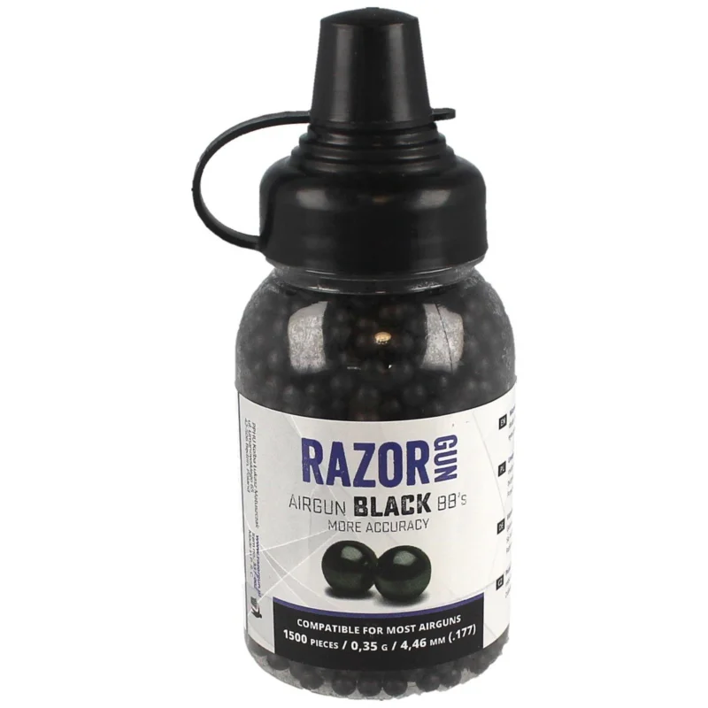 Oferta limitowana RazorGun Steel BBs .177cal, 5.1gr, 1500ct (337-002)