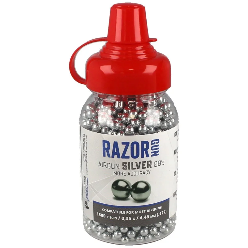 RazorGun Black Steel BBs .177cal, 5.1gr, 1500ct (337-001) Darmowa dostawa