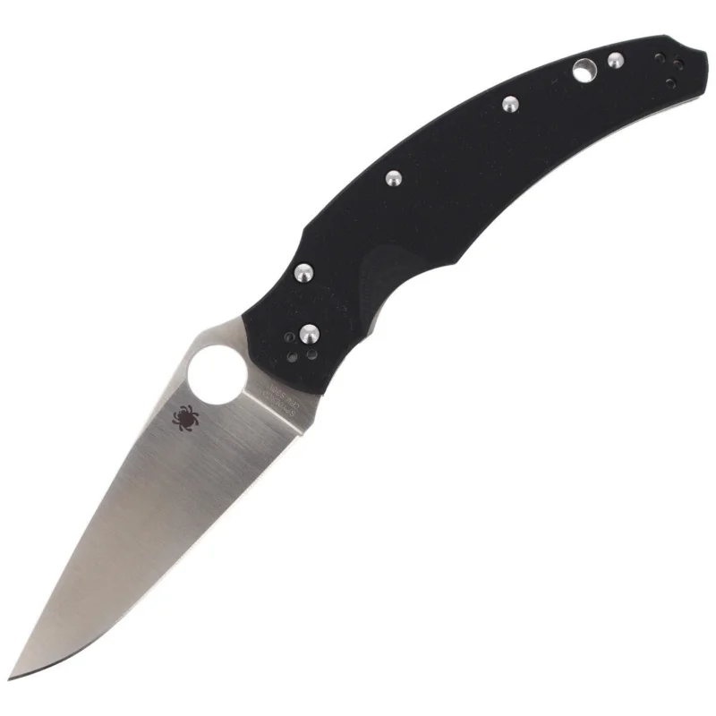 Ostatnia szansa Spyderco Opus Black G-10 PlainEdge Knife (C218GP)