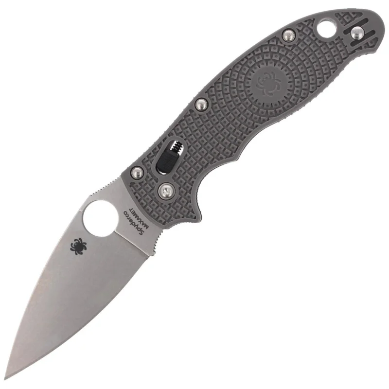 Ostatnia szansa Spyderco Manix 2 Lightweight Gray Maxamet PlainEdge Knife (C101PGY2)