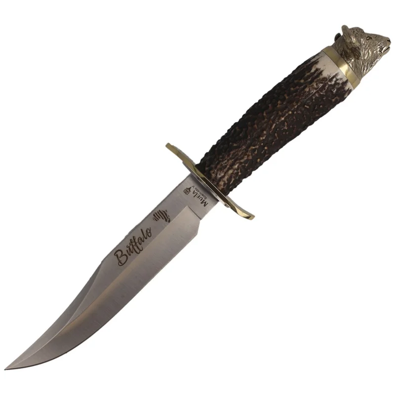 Bezpieczne zakupy Muela Buffalo-16BF Big Five Deer Stag Knife, Satin X50CrMoV15, Gift Box