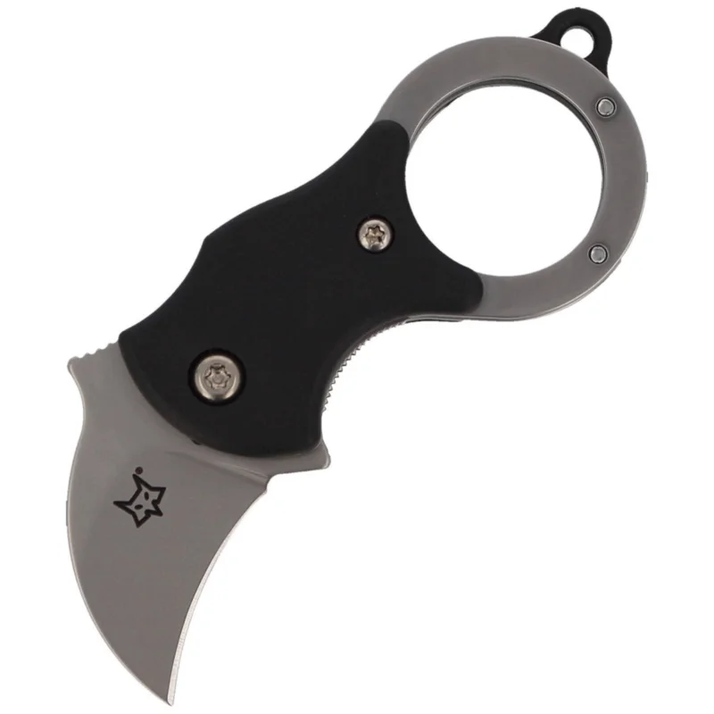 Wysoka jakość FOX Mini-KA Folding Knife FRN Black, Bead Blasted (FX-535)