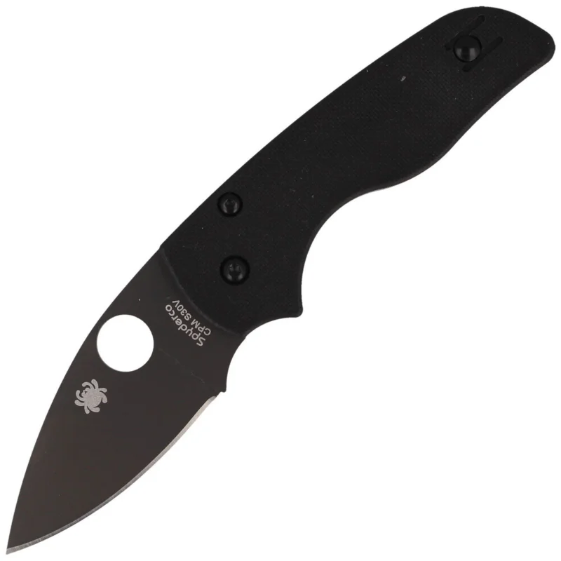 Spyderco Lil' Native G-10 Black/Black Blade Compression Lock Plain (C230GPBBK) Obniżka ceny