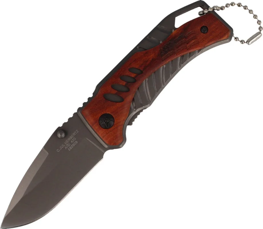 Kup online Herbertz Solingen Cocobolo Wood, Titanium Coated knife (582909)