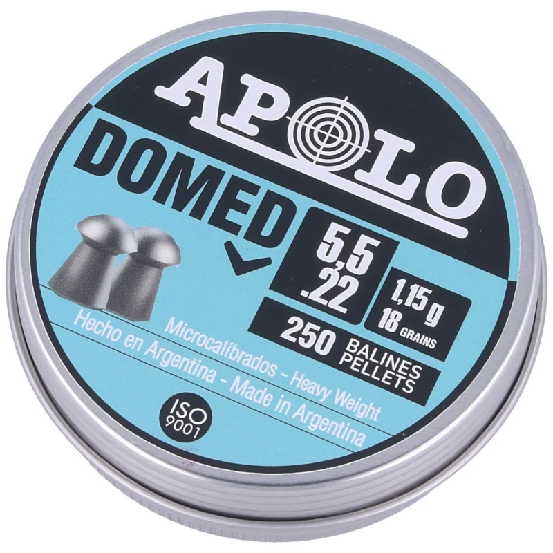 Obniżka ceny Śrut Apolo Domed 5.5 mm, 250 szt. 1.15g/18.0gr (19911)