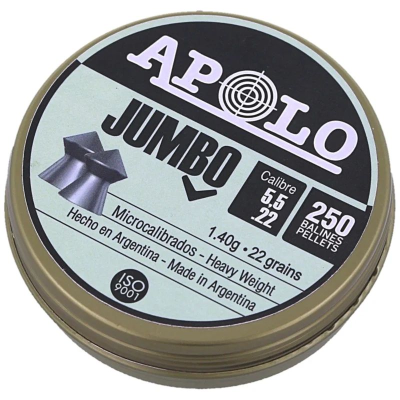 Śrut Apolo Jumbo 5.5 mm 250 szt. 1.40g/22.0gr (19921) Premium