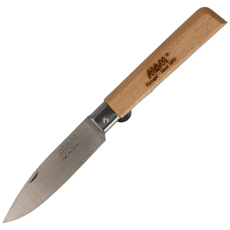 Nóż składany MAM Operario z blokadą, Light Beech Wood 88mm (2036/3-A-B-LW) Premium