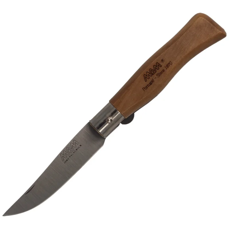 Nóż składany z blokadą MAM Douro Olive Wood, Inox HW, Satin 420 (2148) Wybór klientów