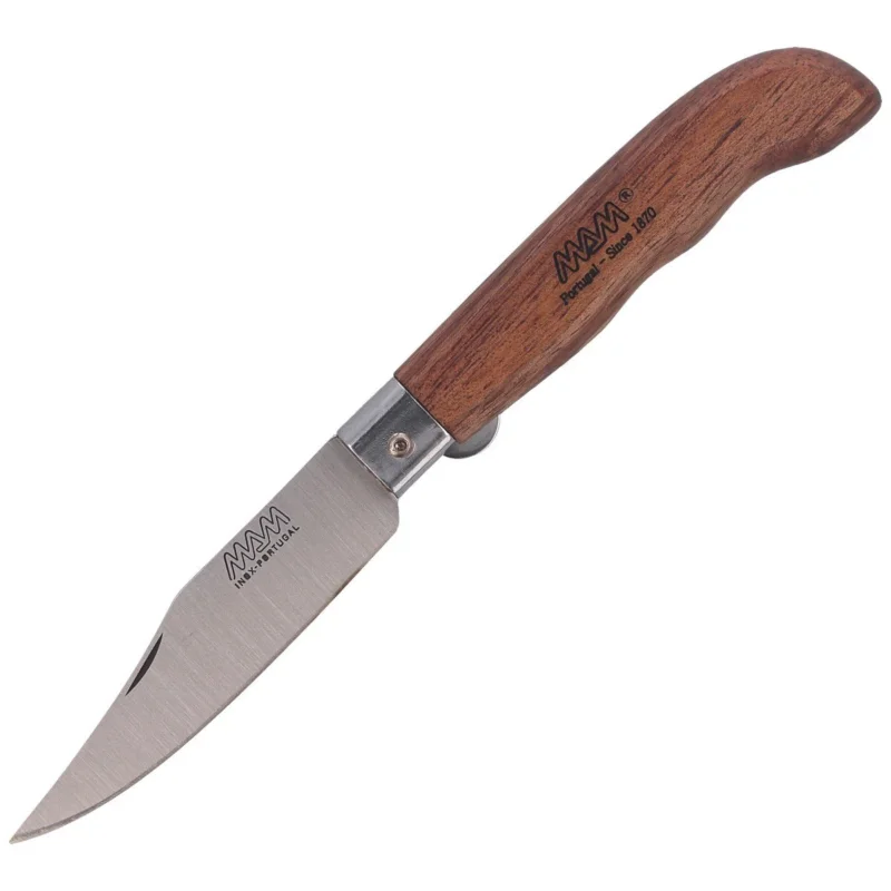 Oferta czasowa Nóż składany MAM Sportive z blokadą, Medium Dark Beech Wood 83mm (2046-MW)