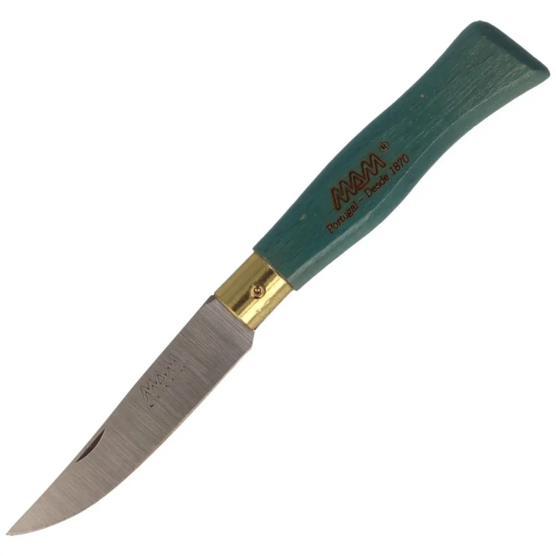 Nowy Nóż składany MAM Douro Color, Turquoise Beech Wood 75mm (2005-TU)