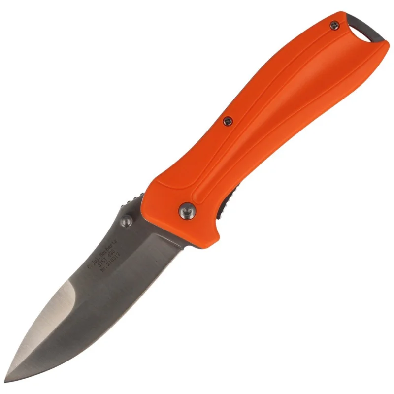 Łatwy zwrot Herbertz CJH Knife Orange Plastic, Satin 420 (210312 - 10000331)